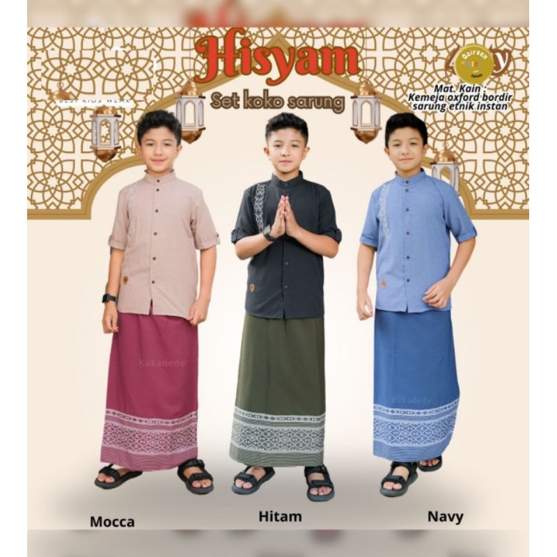 Set Koko Sarung Hisyam Original By Qaireen