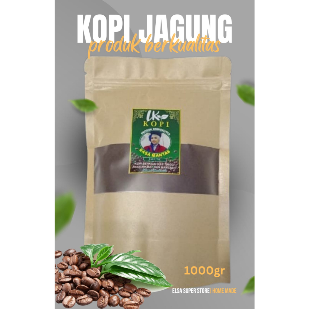 

KOPI BUBUK JAGUNG 1000GR RASA MANTAB