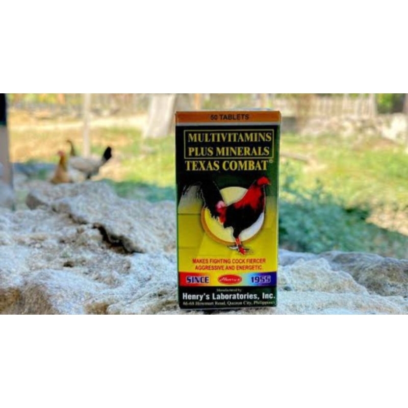 TEXAS COMBAT PILIPHINS ORIGINAL SUPLEMEN DOPING AYAM 30TABLETS