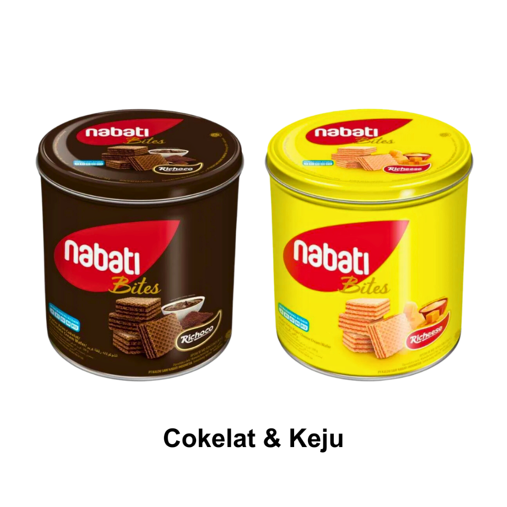 

Nabati Richeese Wafer Kaleng 240 Gram - Cokelat & Keju