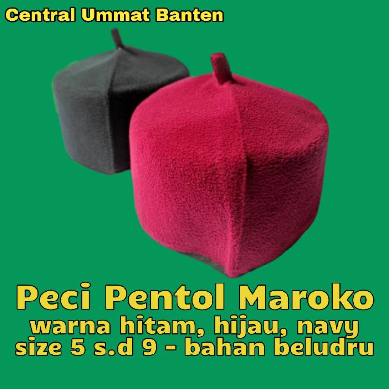 Peci Sufi Turki ala Maroko Peci Pentol khas Soni Wakwaw