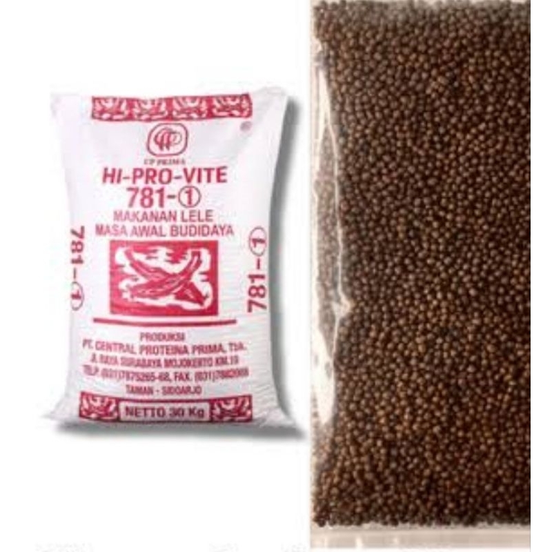 781 HI PROVITE PUR PAKAN IKAN TERAPUNG 781-1/781-2/781-3 PAKAN IKAN 5 KG