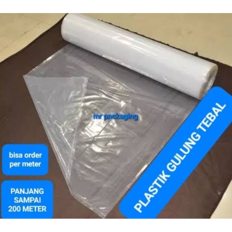 PLASTIK GULUNG PANJANG SAMPAI 200 METER | PLASTIK ROLL UK TERLENGKAP 230cm 200cm 150cm 120cm 100cm 7