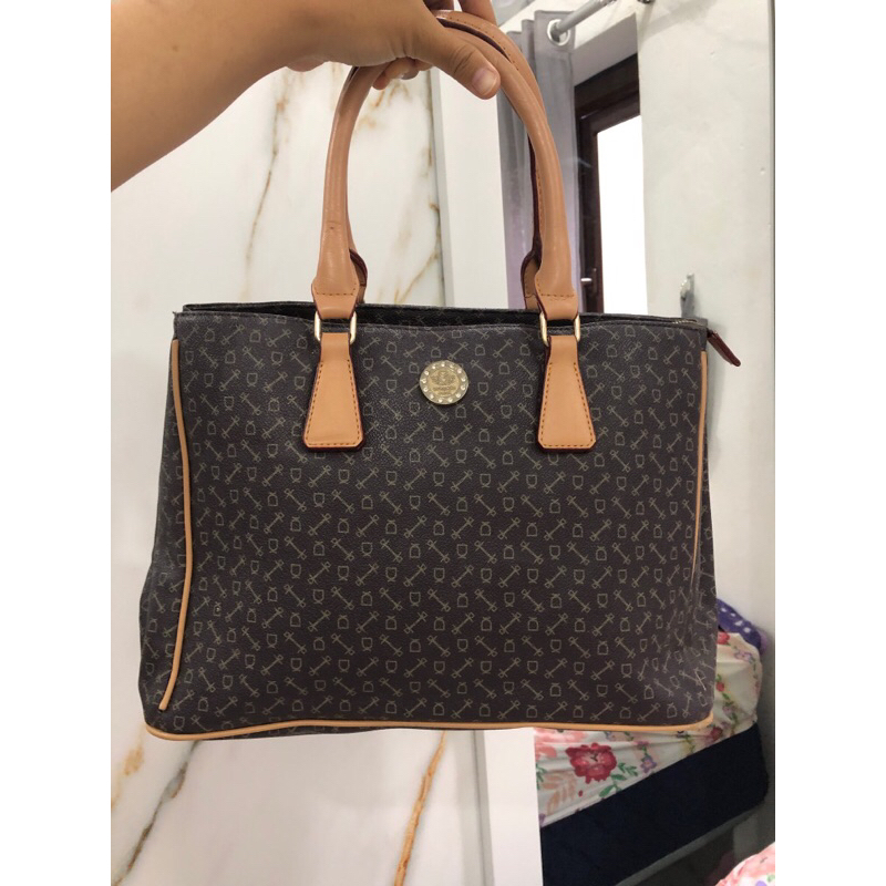 TAS TENTENG HAND BAG SSAMZIE SSIOT MEWAH KULIT ASLI LIKE NEW BERSIH ORIGINAL