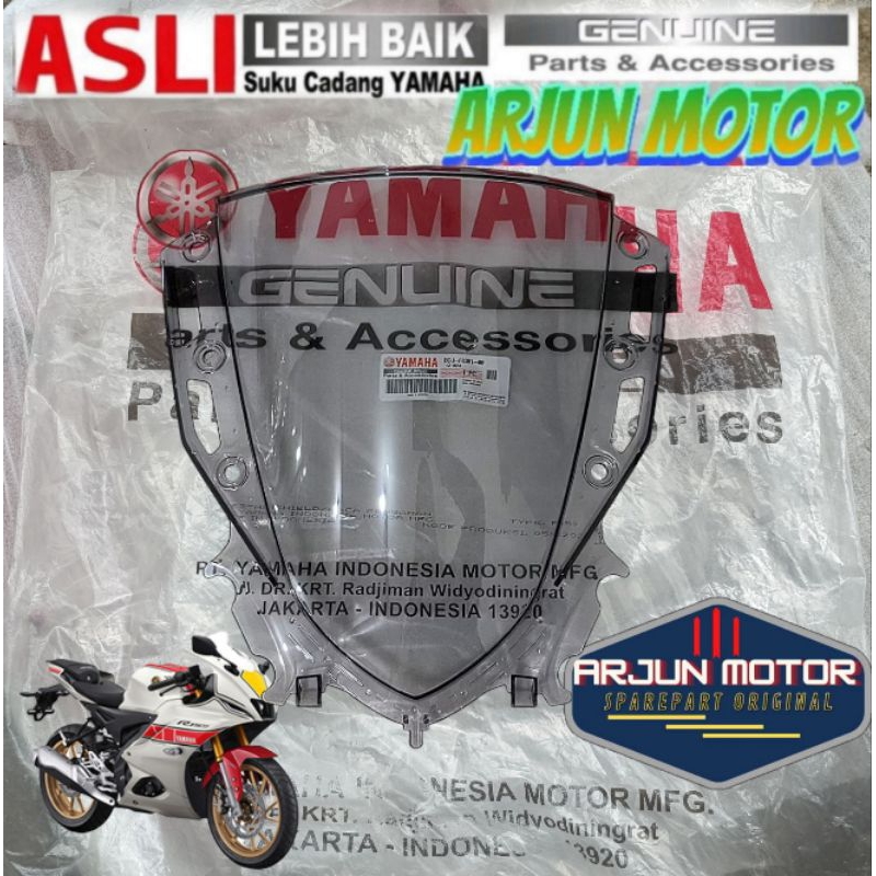 WINDSHIELD VISOR YAMAHA ALL NEW R15M R15 V4 2022 2023 ORIGINAL YAMAHA