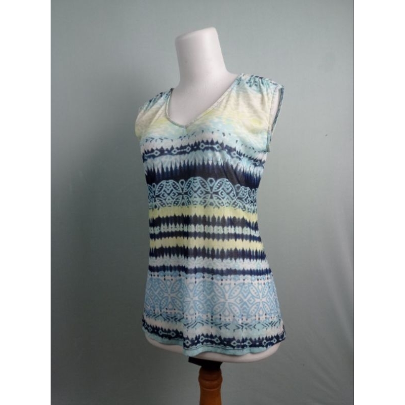 COMMA BLOUSE BLUE (GB-0537)