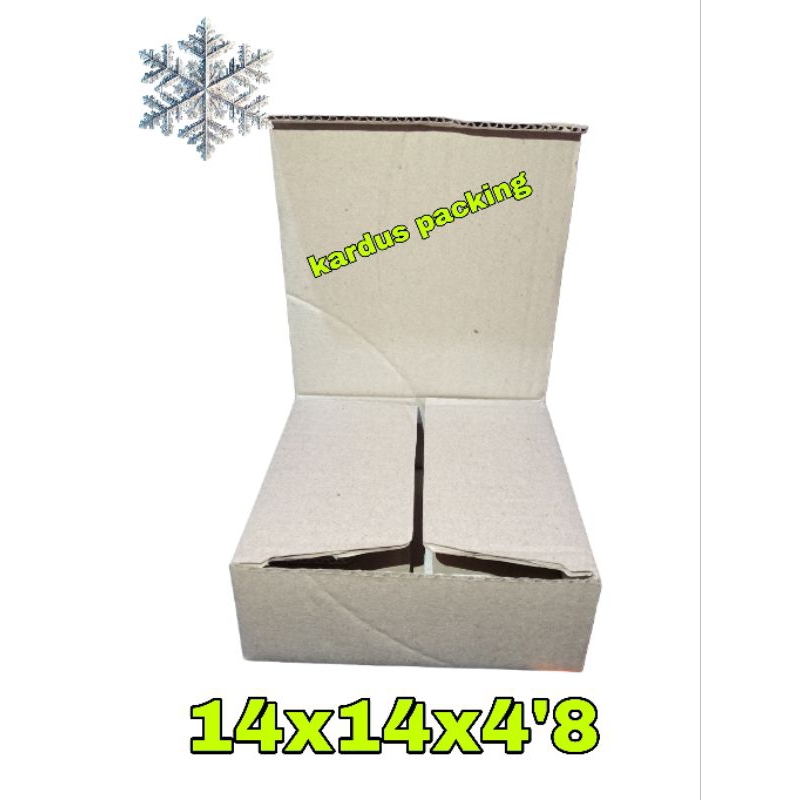 

kardus packing UK 14x14x4'8 kardus kecil kardus besar