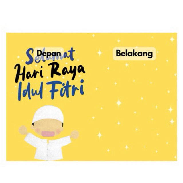 

(10pcs) Amplop Uang Lebaran Tema Anak-anak (Faceless) / Amplop Hari Raya Idul Fitri
