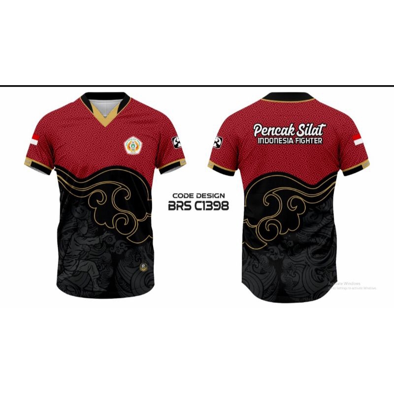 JERSEY POPDA PENCAK SILAT FULL PRINTING YANG BEBAS CUSTOM DAN GRATIS DESAIN KUALITAS PREMIUM