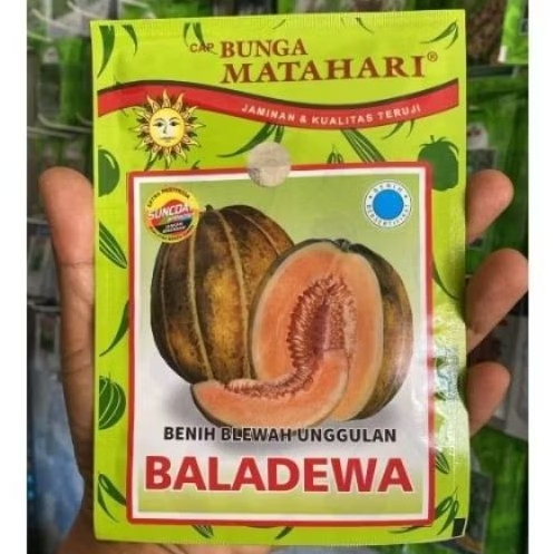 benih blewah Baladewa isi 20 gr benih blewah unggul