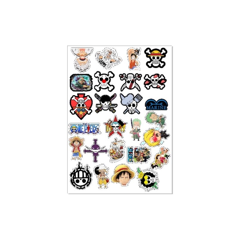 

Stiker Karakter Anime VINYL DAN HOLOGRAM DAPAT 25 PCS LEBAR 6.5 cm