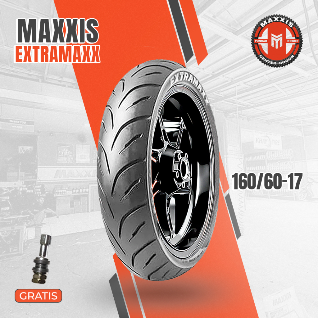 MAXXIS EXTRAMAXX 160/60-17 Tubeless Ban Motor Supermoto Kawasaki Ninja R15 R25 GSX Ring 17 Tubles