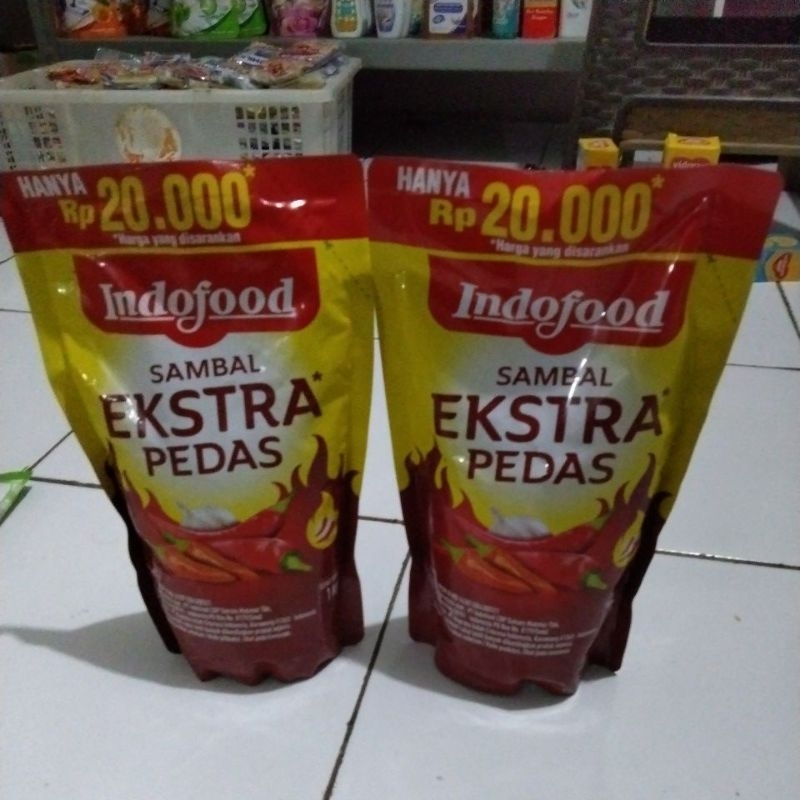 

Indofood sambal extra pedas 1 kg