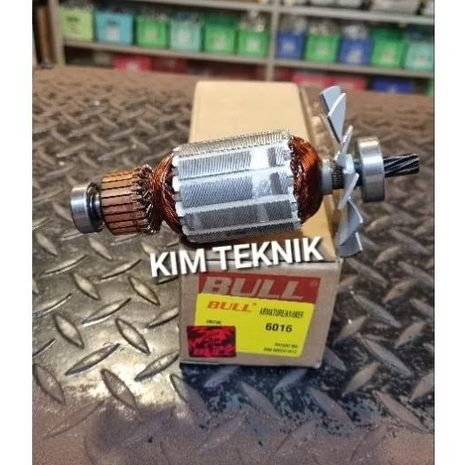 ANGKER ROTOR MAKITA 6016 ARMATURE MESIN BOR BODI BESI MAKITA 6016 BULL