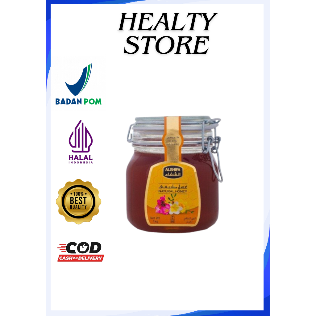 

Madu Alshifa 1KG Impor Arab Saudi Kemasan Toples Kawat 1kg Original Al Shifa 1000gram Natural Honey