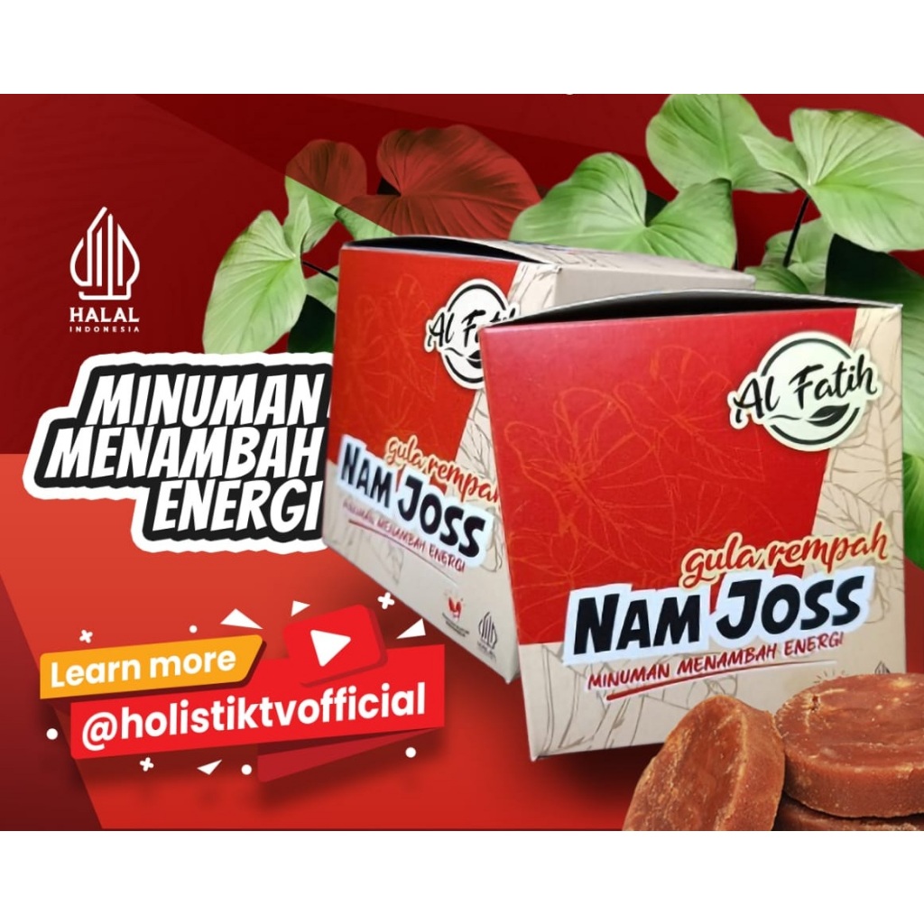 

Namjoss plus gula rempah minuman tradisional yang berkhasiat meredakan pegal linu dan nyeri sendi