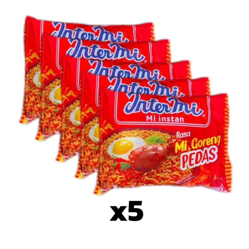 

intermi MIE goreng / pedas (5pcs)
