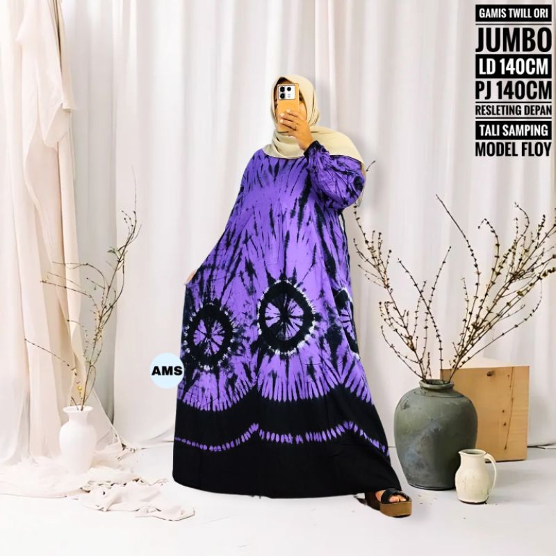 Batik Altha MS Gamis Twill Jumbo Ld 140 Ori Premium Tebal Pekalongan Daster Twil XXXXL Tuwill Super