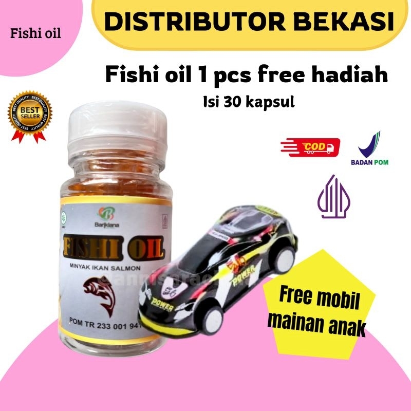 

[ FREE HADIAH] FISHI OIL Minyak ikan salmon BARIKLANA / mencerdaskan otak anak