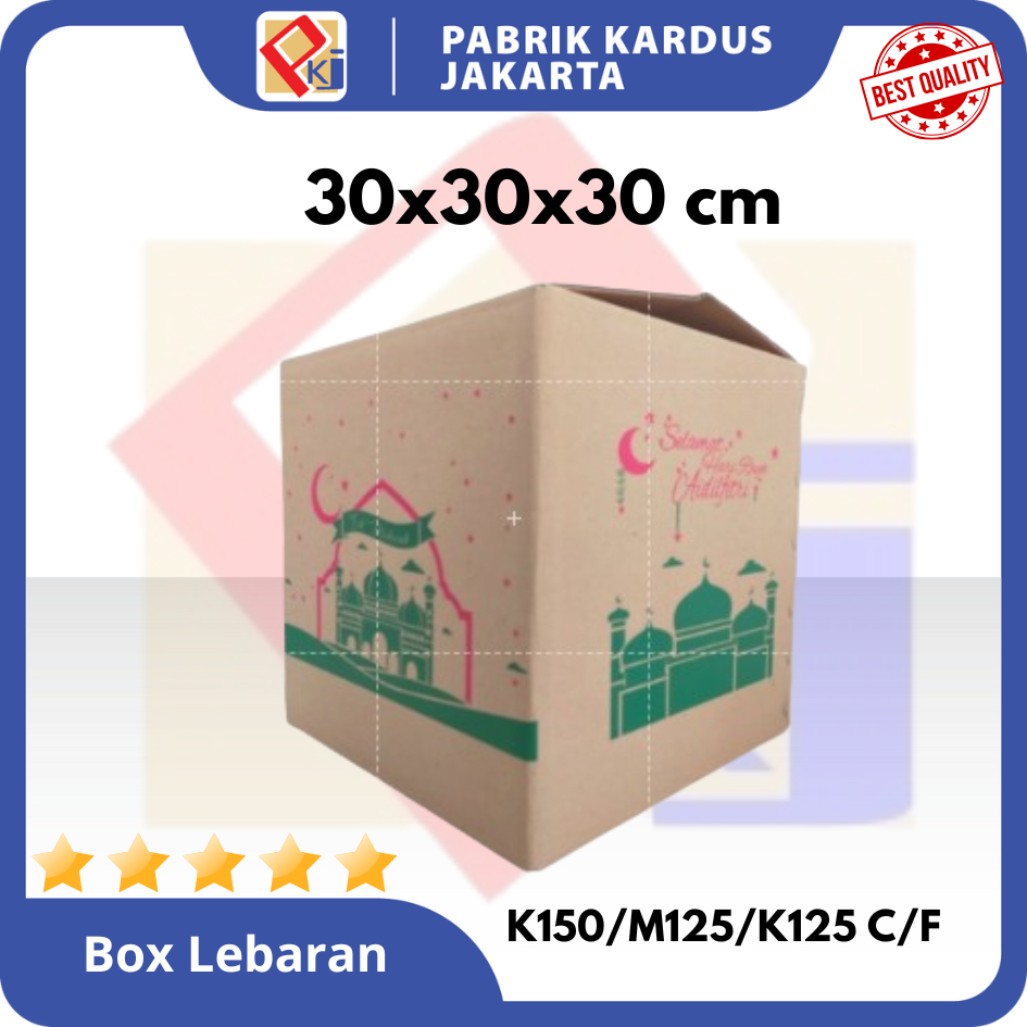

Box Parcel Uk 30x30x30 cm/ Kardus/ Parcel/ Parcell/ Lebaran/ Idul Fitri/ Fitri/ Eid/ Mubarak (10 PCS)
