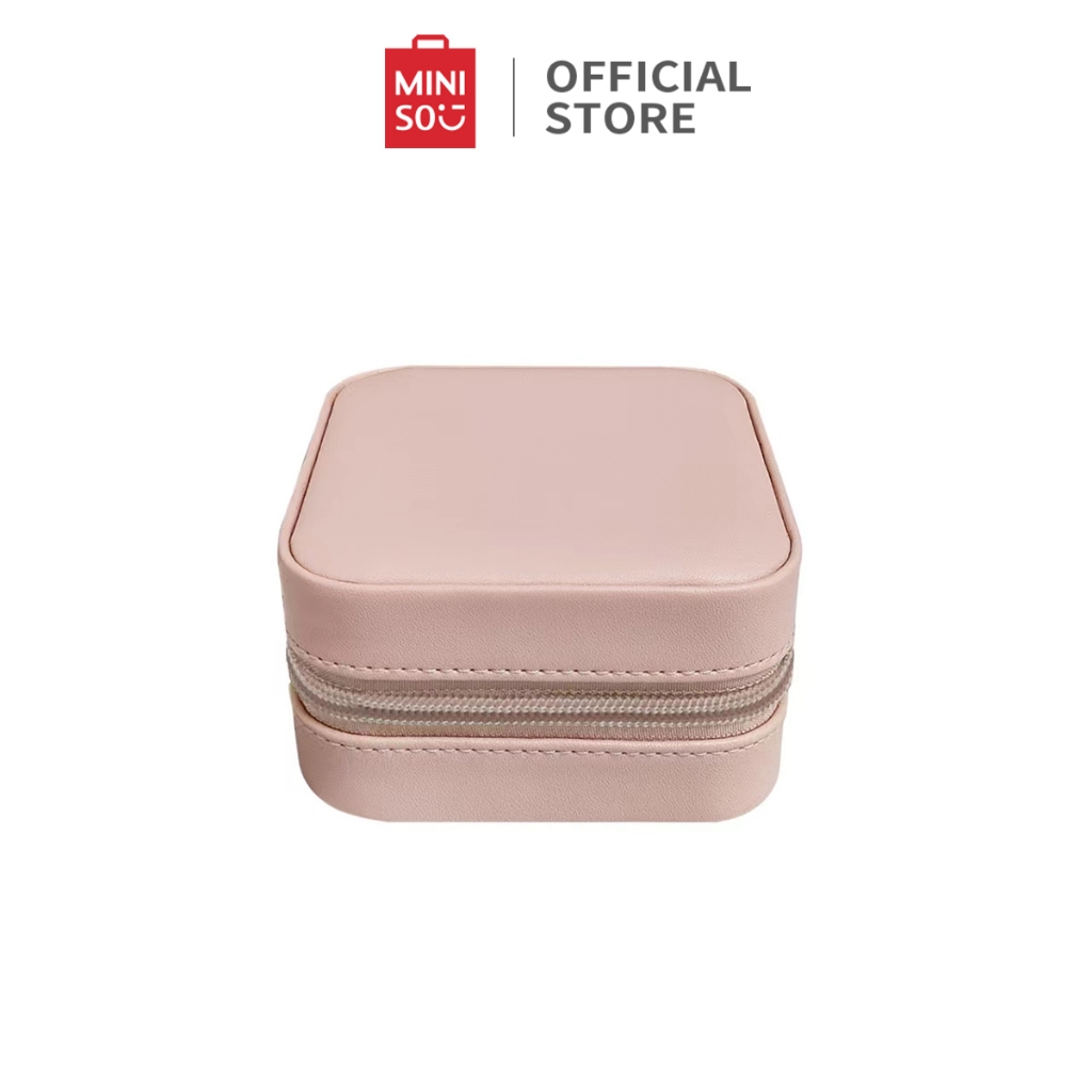 Miniso Jewelry Organizers Square Jewelry Box Kotak Penyimpanan Perhiasan