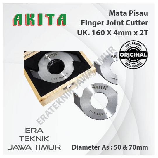 10pcs Mata Pisau Finger Joint Cutter AKITA 160 x 4 mm