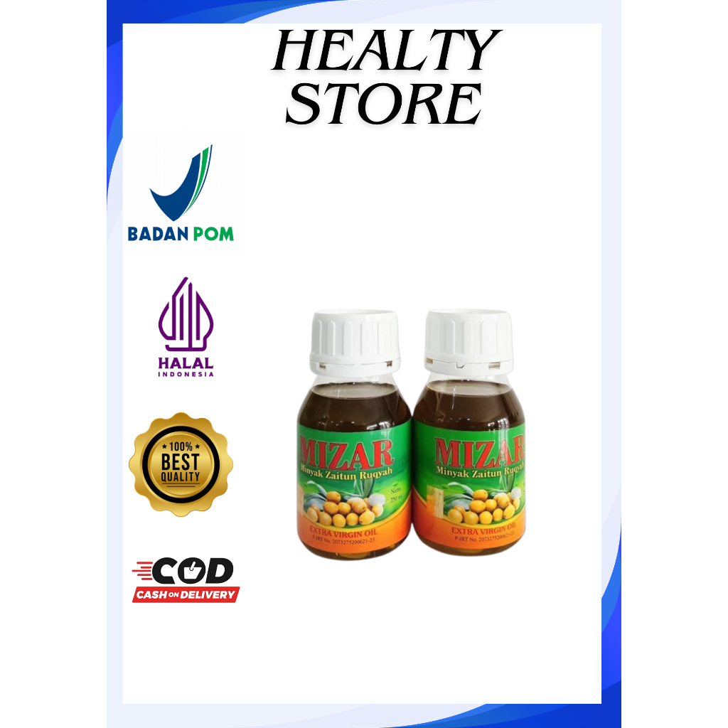 

Mizar Minyak Zaitun Ruqyah 250ml Extra Virgin Oil