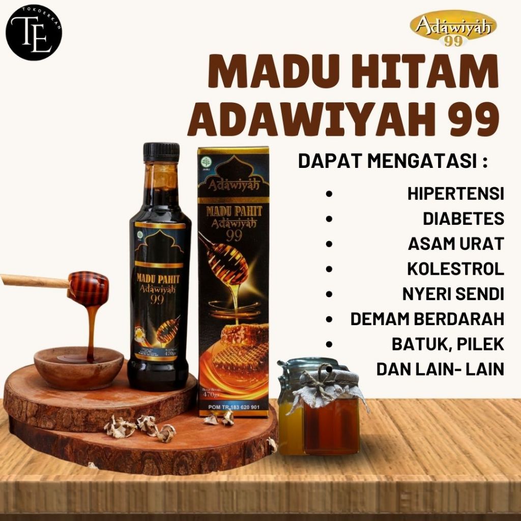 

MADU HITAM PAHIT ADAWIYAH 99 MADU PAHIT PROPOLIS INSULIN HERBAL AMPUH