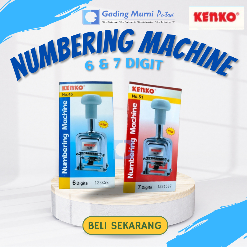 

Kenko Numbering Machine No.45 & No.51