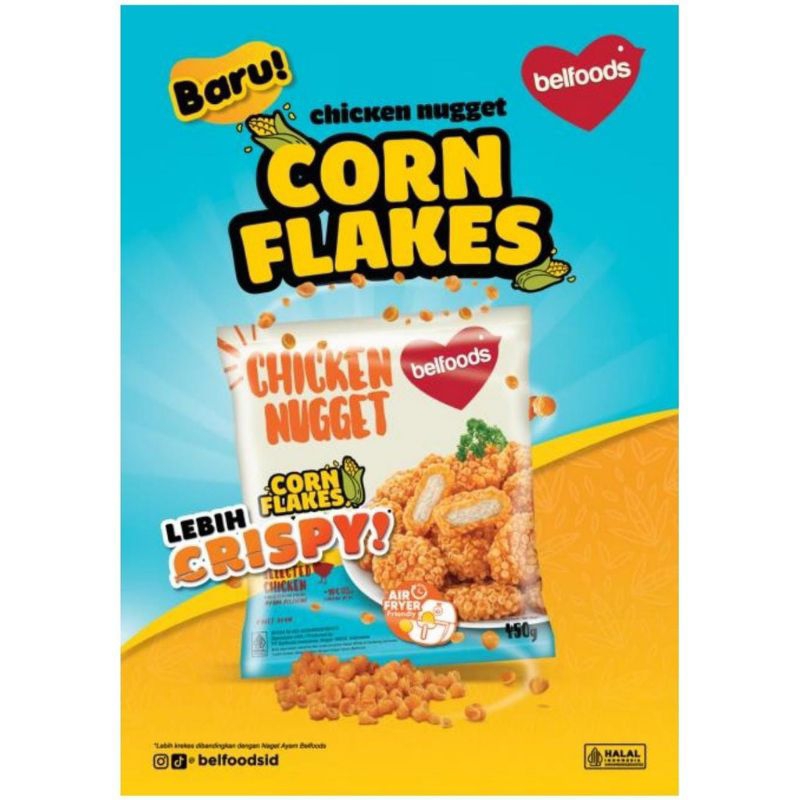 

Belfoods Chicken Nugget Favorit Corn Flake 120g