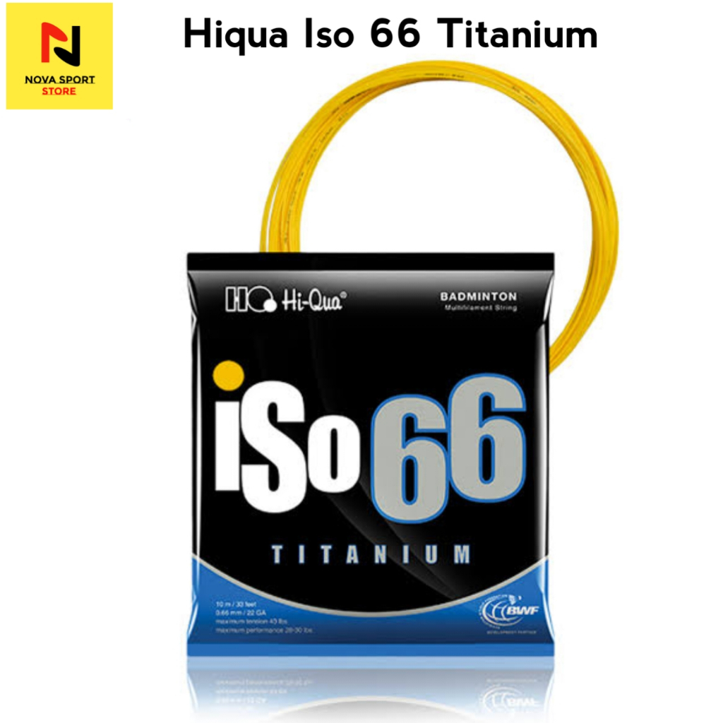 Hiqua Senar Badminton Iso 66 Titanium