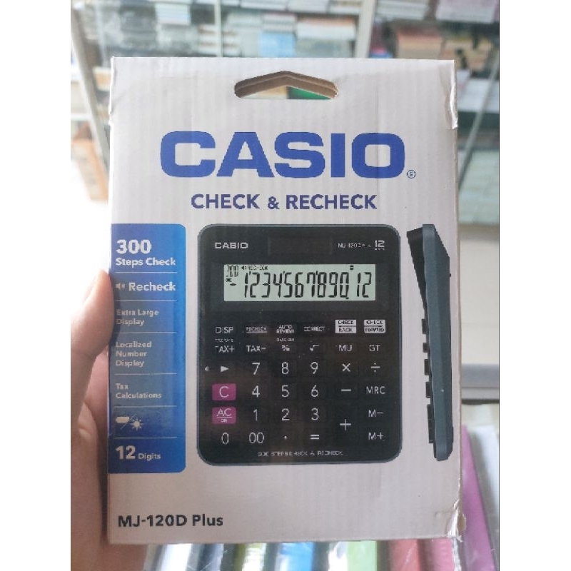 

Kalkulator / Calculator Casio Check & Recheck MJ-120D Plus