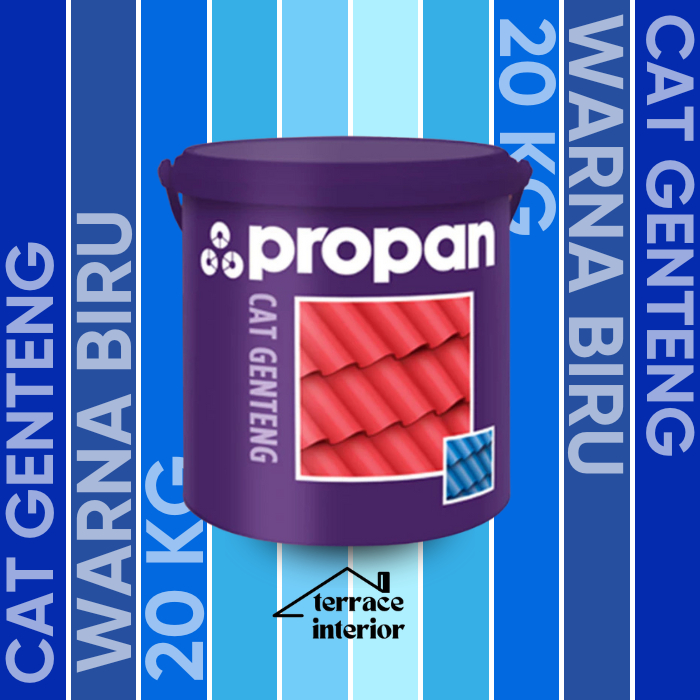 Cat Genteng Propan Warna Biru 20 Kg