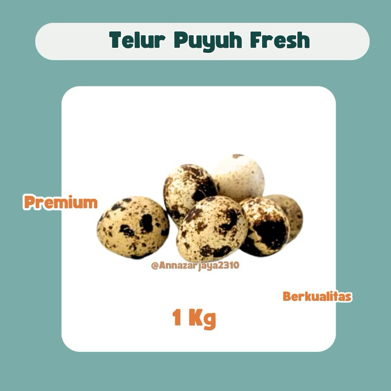 

TELUR PUYUH MENTAH