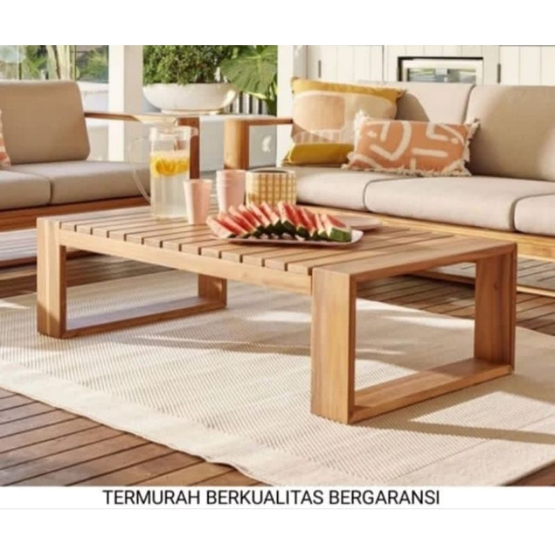 meja ruang tamu minimalis meja lesehan meja kayu coffee table