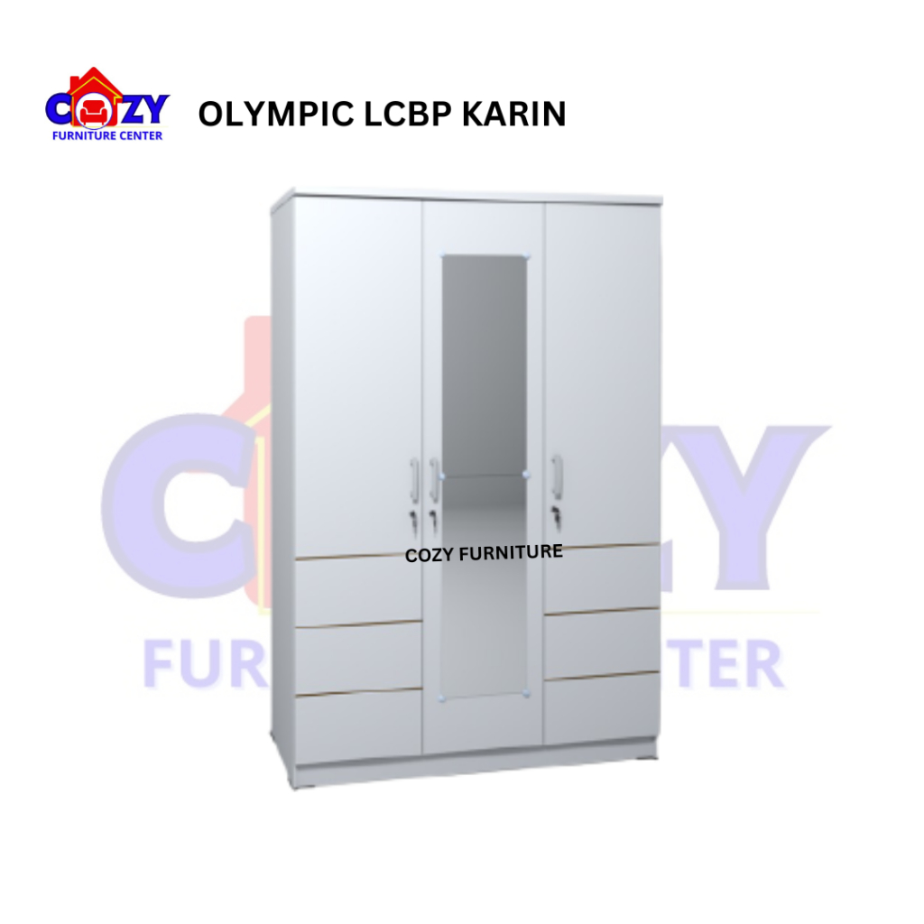 Lemari Pakaian 3 Pintu Olympic LCBP Karin