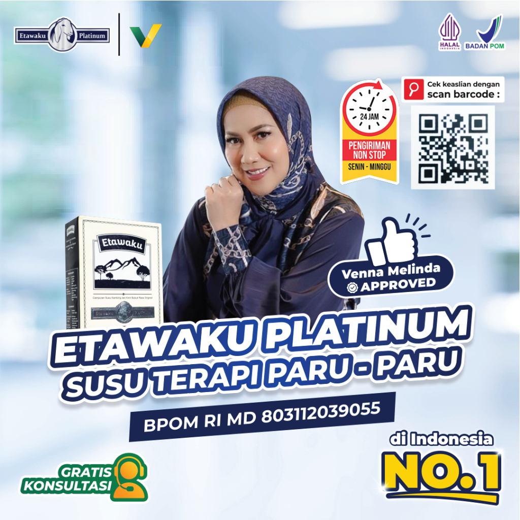 

Etawaku Platinum - Susu Kambing Etawa Bubuk Krimer Nabati Atasi Masalah Pernafasan Asma Bronkitis Tingkatkan Imunitas Tubuh