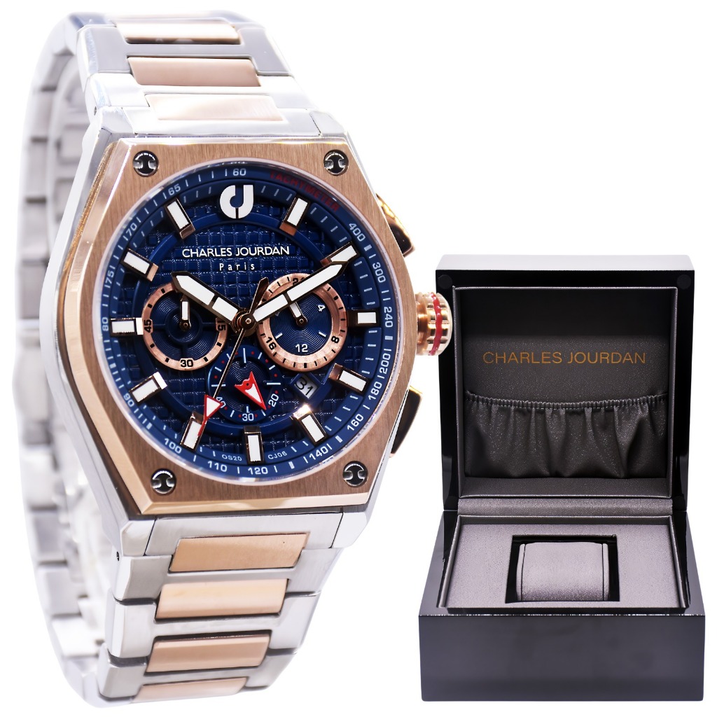 Jam Tangan Pria Charles Jourdan CJ06-1682LE Limited Edition Original Garansi Resmi