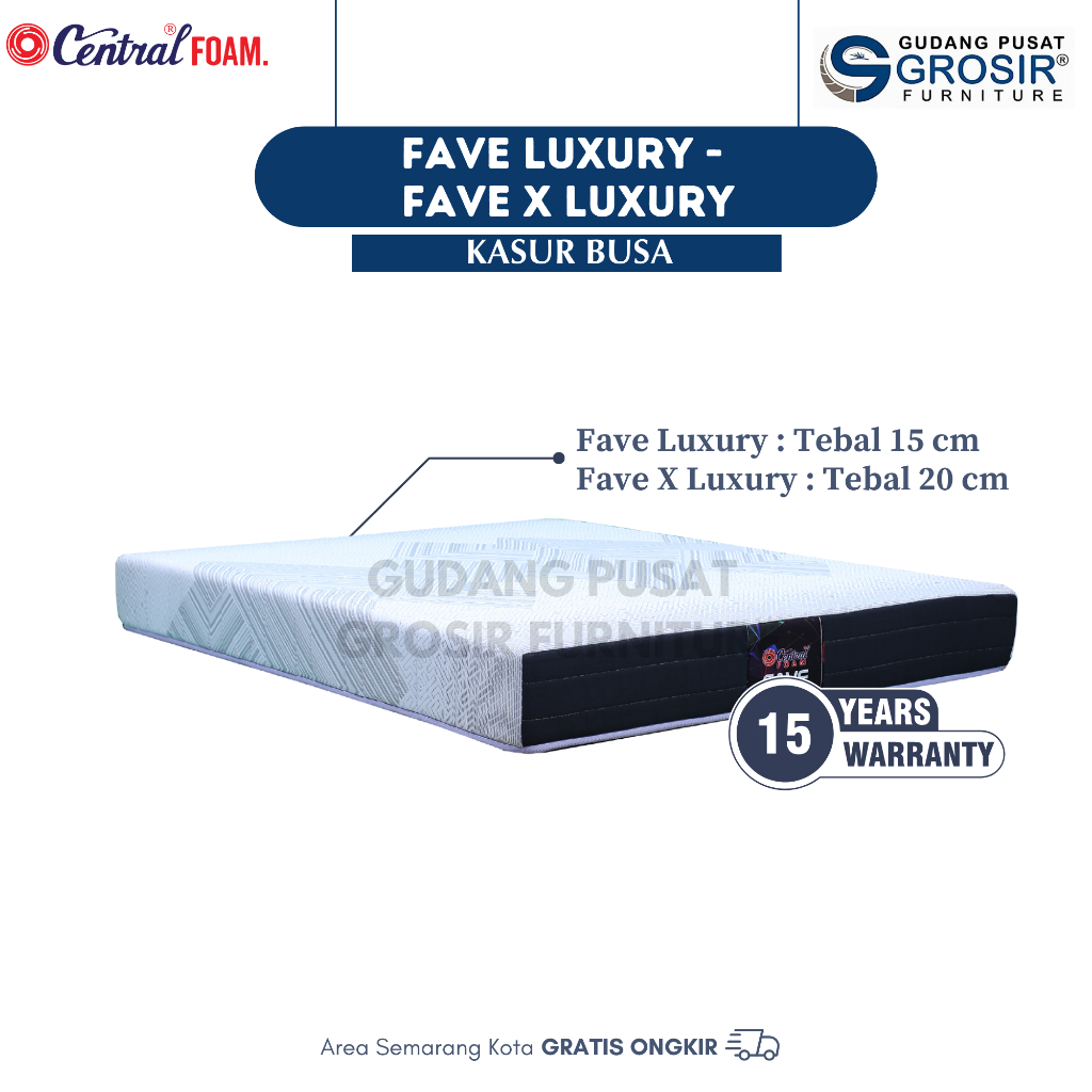 CENTRAL FOAM - Fave Luxury & Fave Luxury X - Kasur Busa