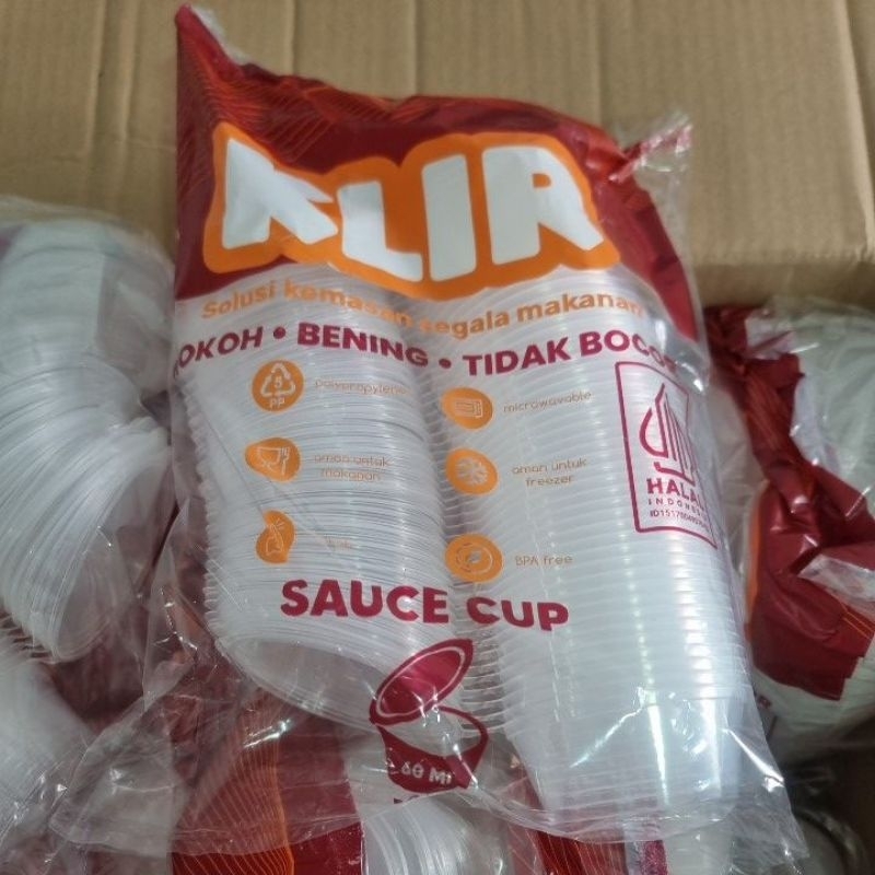 THINWALL CUP SAUCE KLIR TEMPAT SAOS KLIR 25 ML 35 ML 60 ML