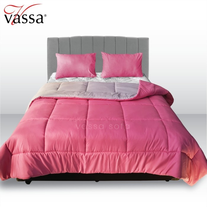 Bedcover 2 tone comforter by Vassa bedding ( bedcover only )