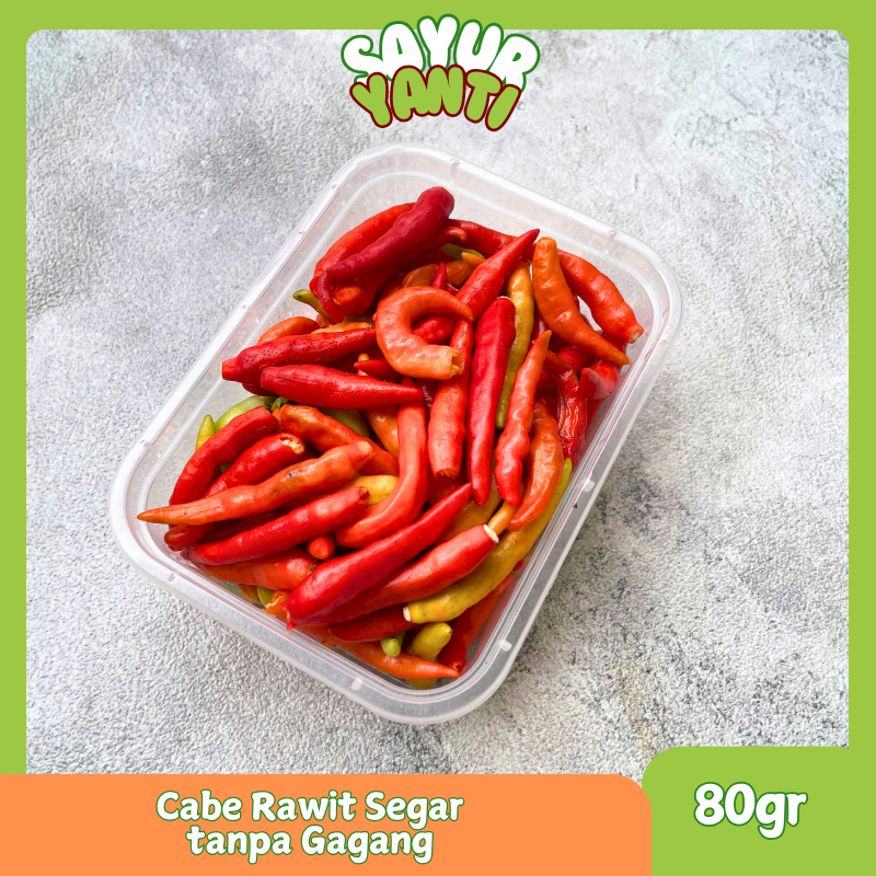 

[KIRIM INSTAN] Cabe Rawit Segar Tanpa Gagang 80gr
