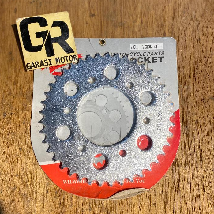 gir gear belakang vixion mxking scorpio byson r15 v2 xabre 428 wilwood