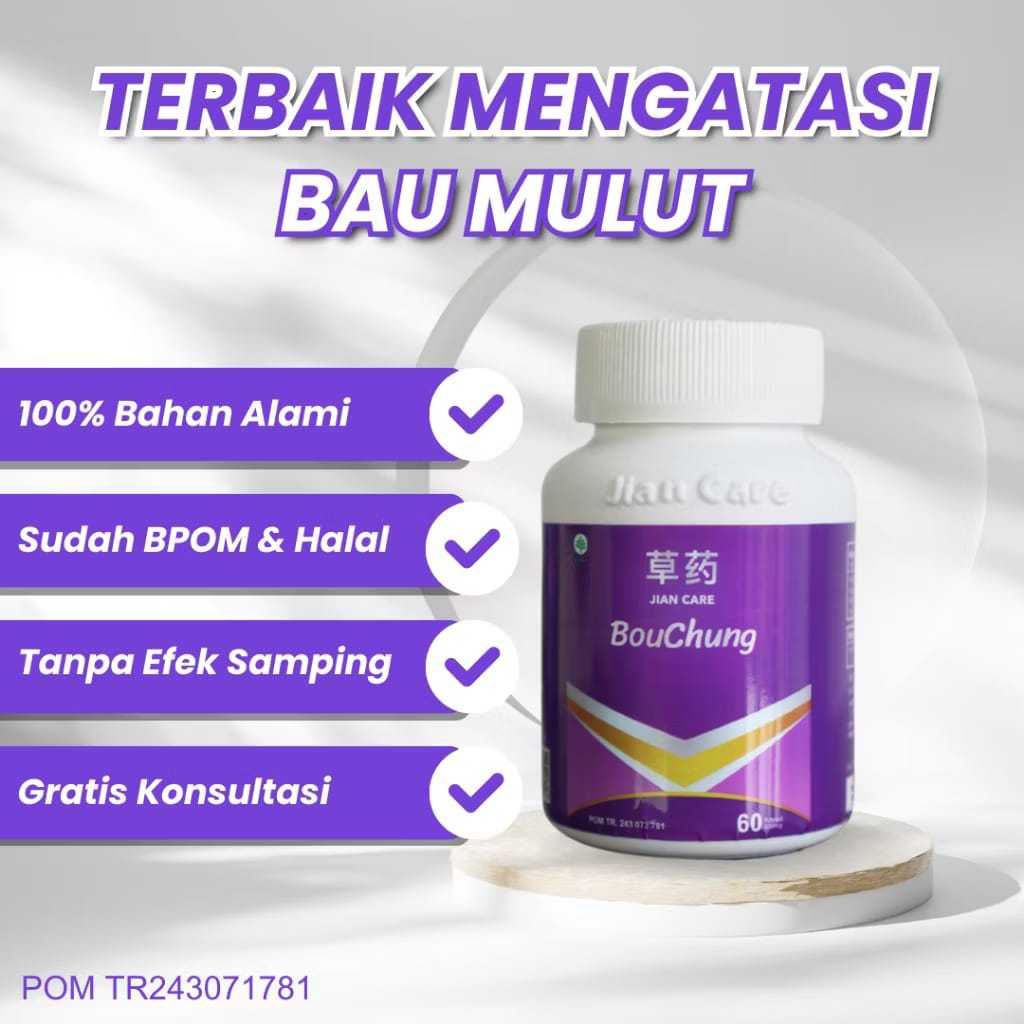 Jian Care Bouchung - Untuk Bantu Hilangkan Bau Tidak Sedap Pada Mulut