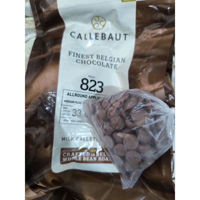 

Callebaut 823 milk coklat couverture 100gr repck