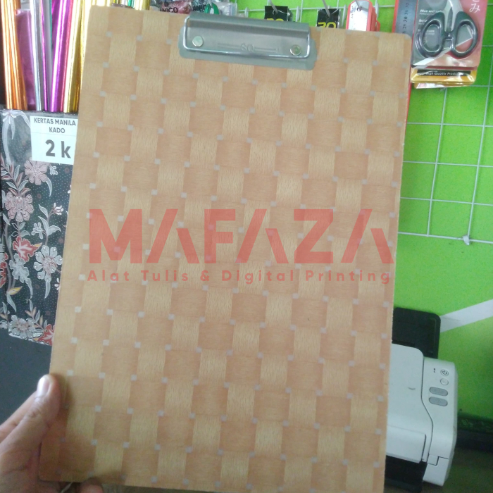 

[1 Pcs] Papan Ujian Kayu Murah / Klipboard / Alas Papan / Clipboard Papan Ujian Kayu Murah