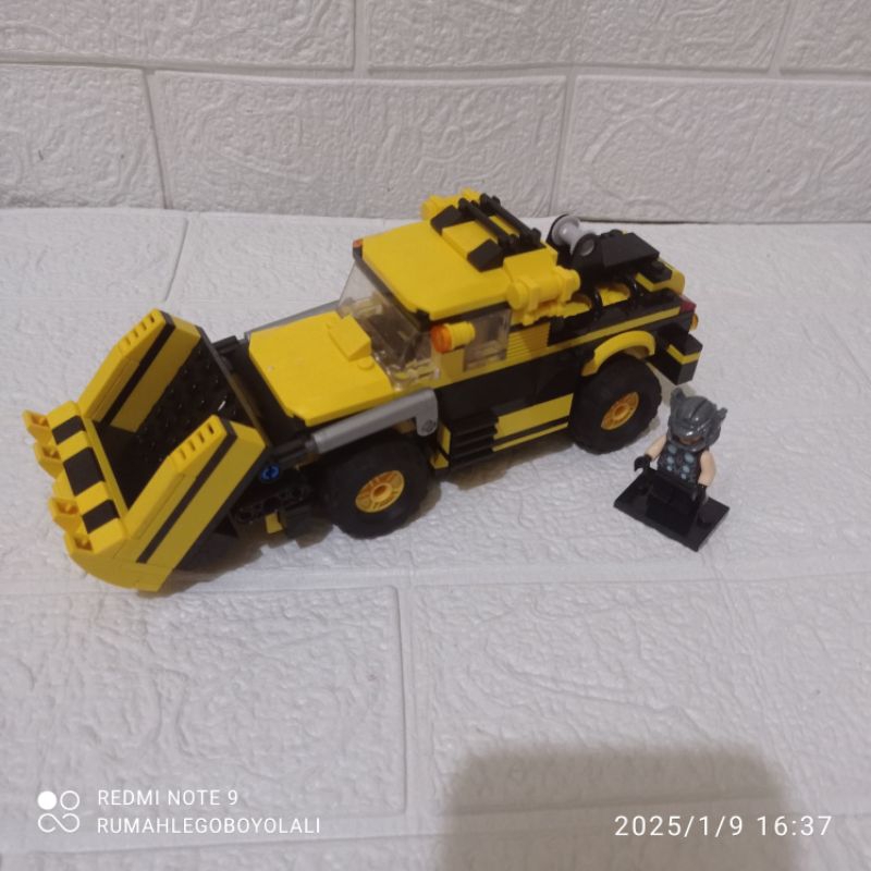 Lego brick kw mobil KONSTRUKSI/Lego kendaraan proyek/lego bekas/lego tracktor