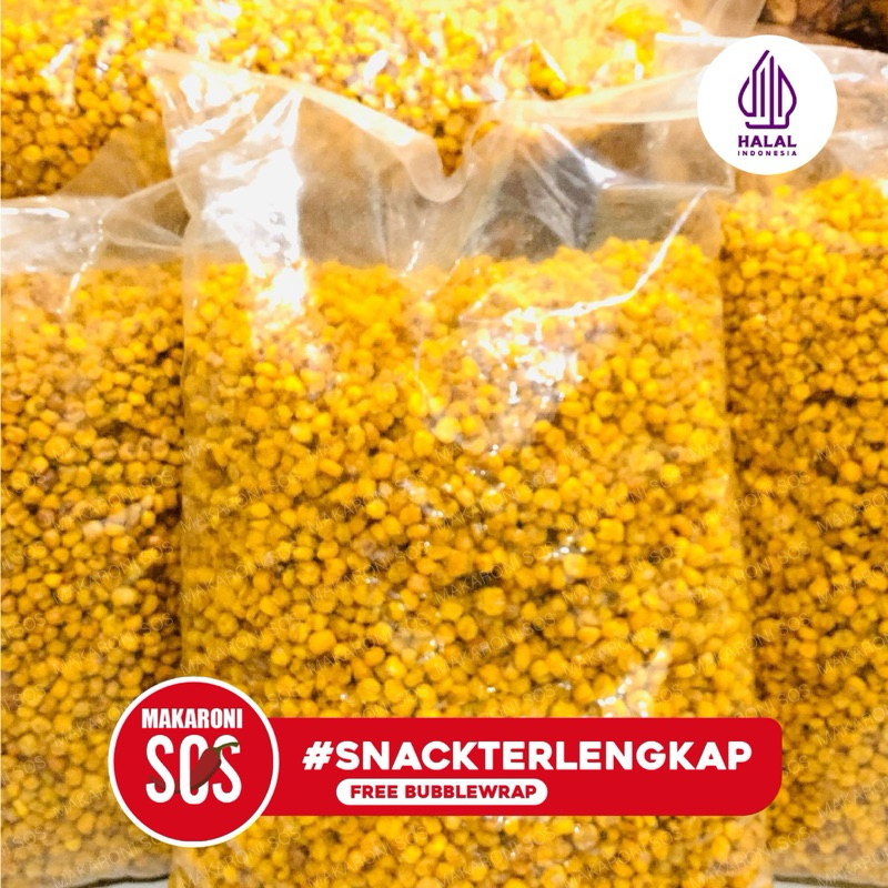 

Makaronisos - 500GR | 1/2KG Marning Jagung Asin Renyah Termurah Camilan Jagung Marning