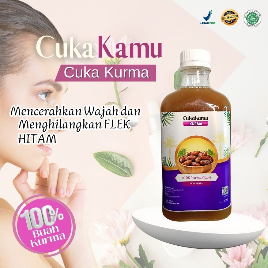 

CUKA KURMA - Cerahkan Wajah dan Basmi Flek Hitam - 100% Kurma Alami - ORIGINAL 1 Botol