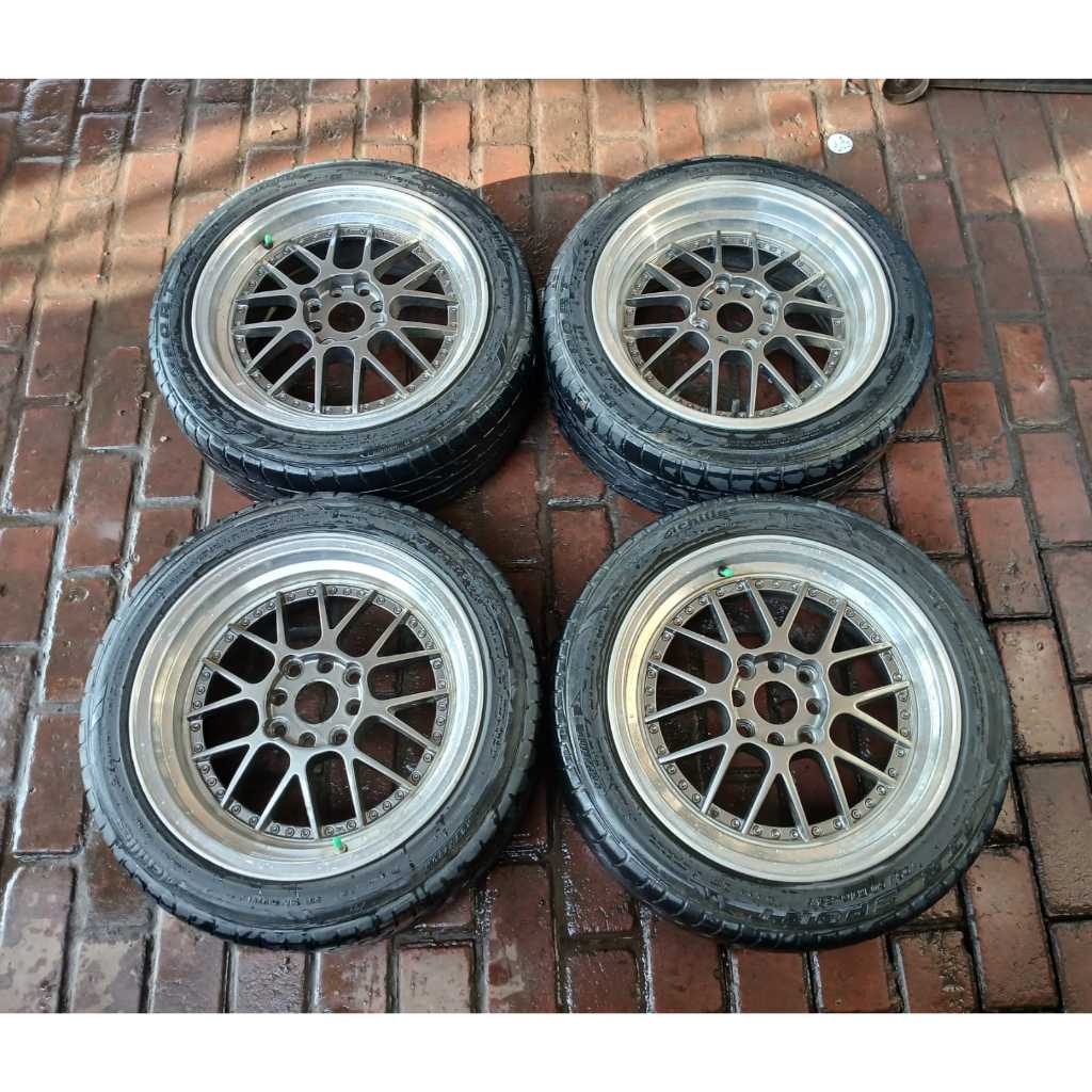 VELG MOBIL BEKAS MURAH RACING RING 16 PCD 4X100/114,3 COCOK UNTUK VIOS FREED AVANZA JAZZ SIGRA